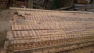 Costeros de madera rustica
