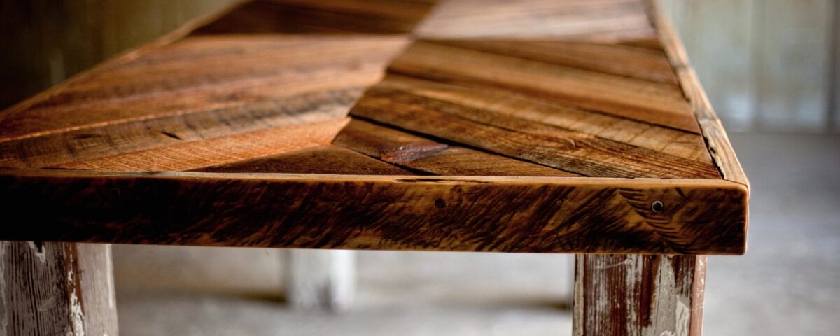 Muebles rústicos de madera