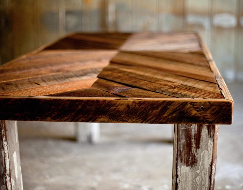 Muebles rústicos de madera