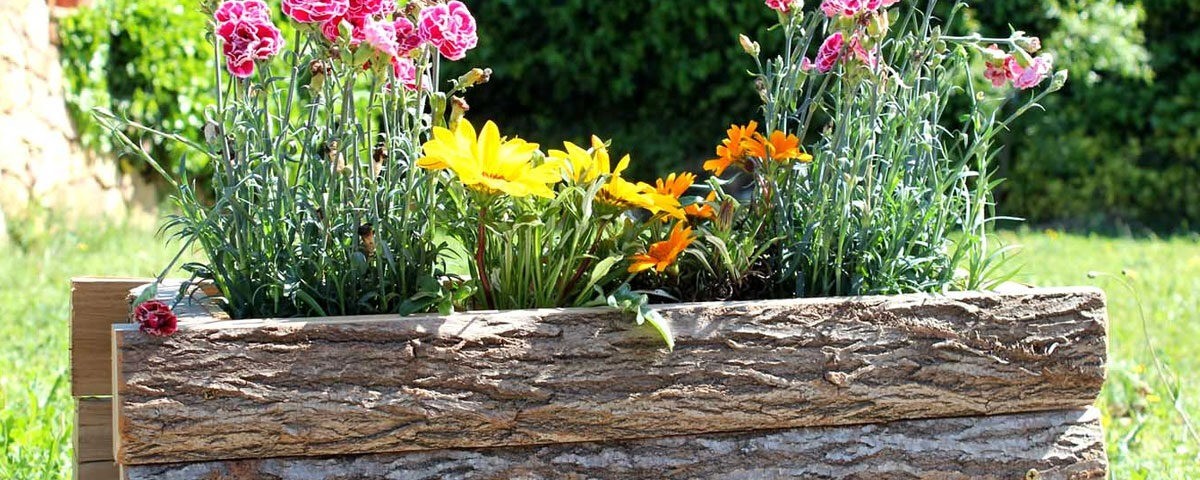 jardineras de madera exterior