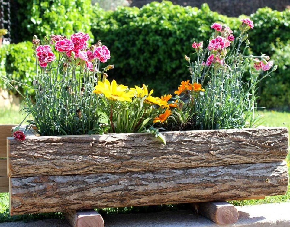 jardineras de madera exterior