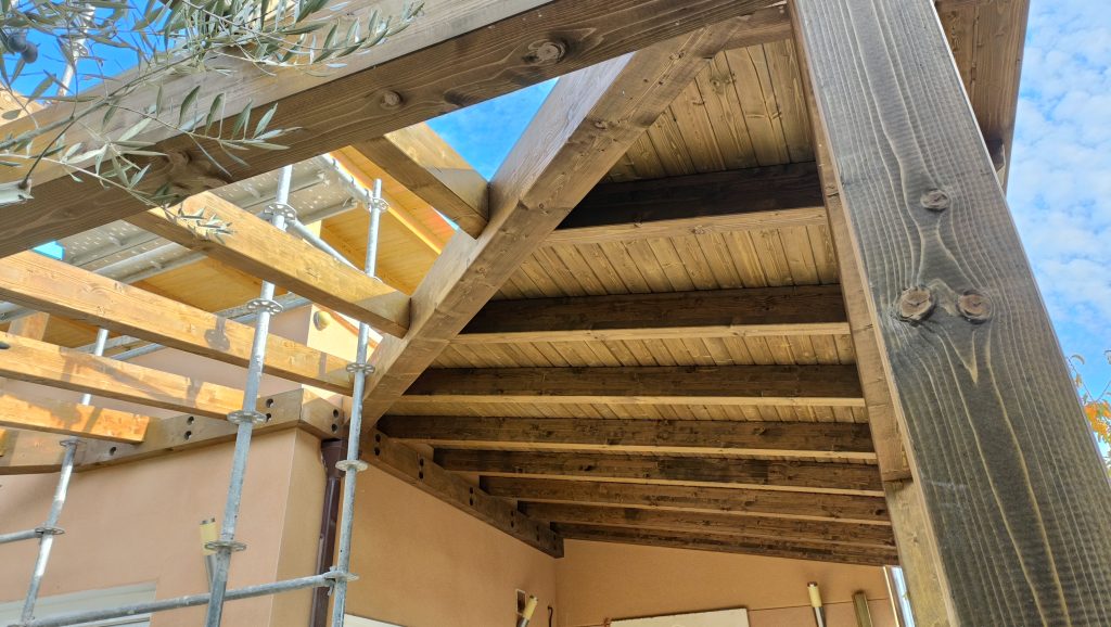 Cenadores de madera rústicos