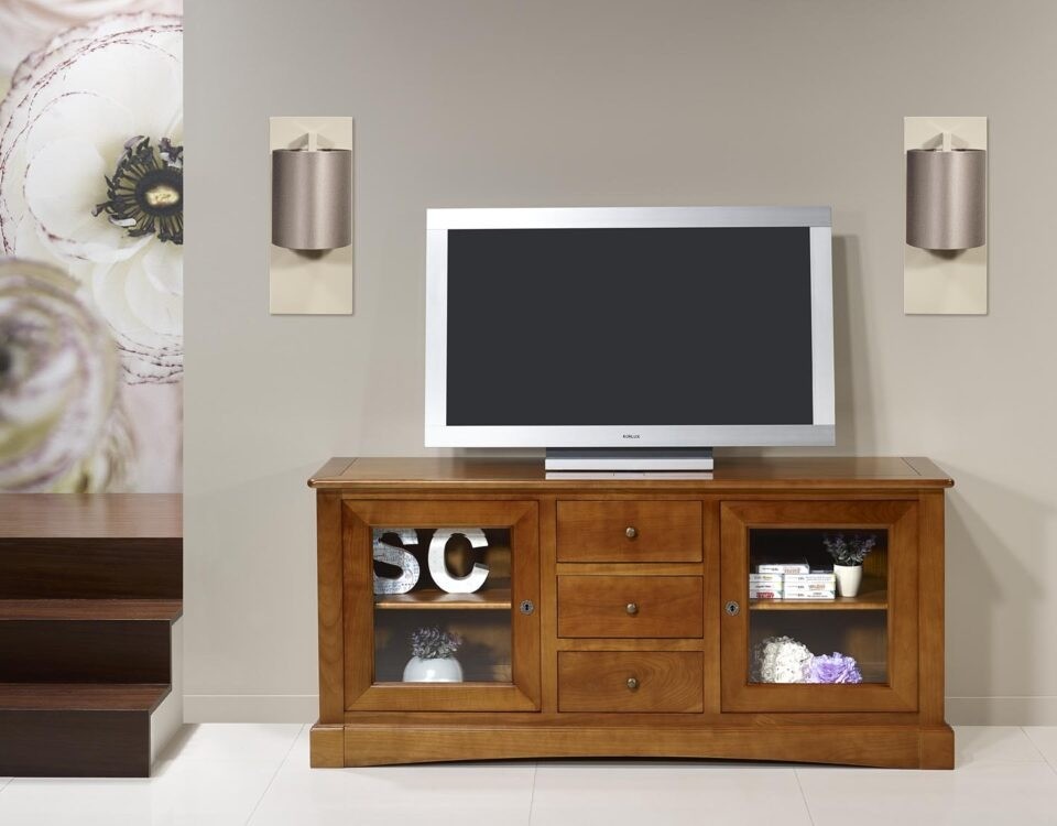 Mueble de TV en madera