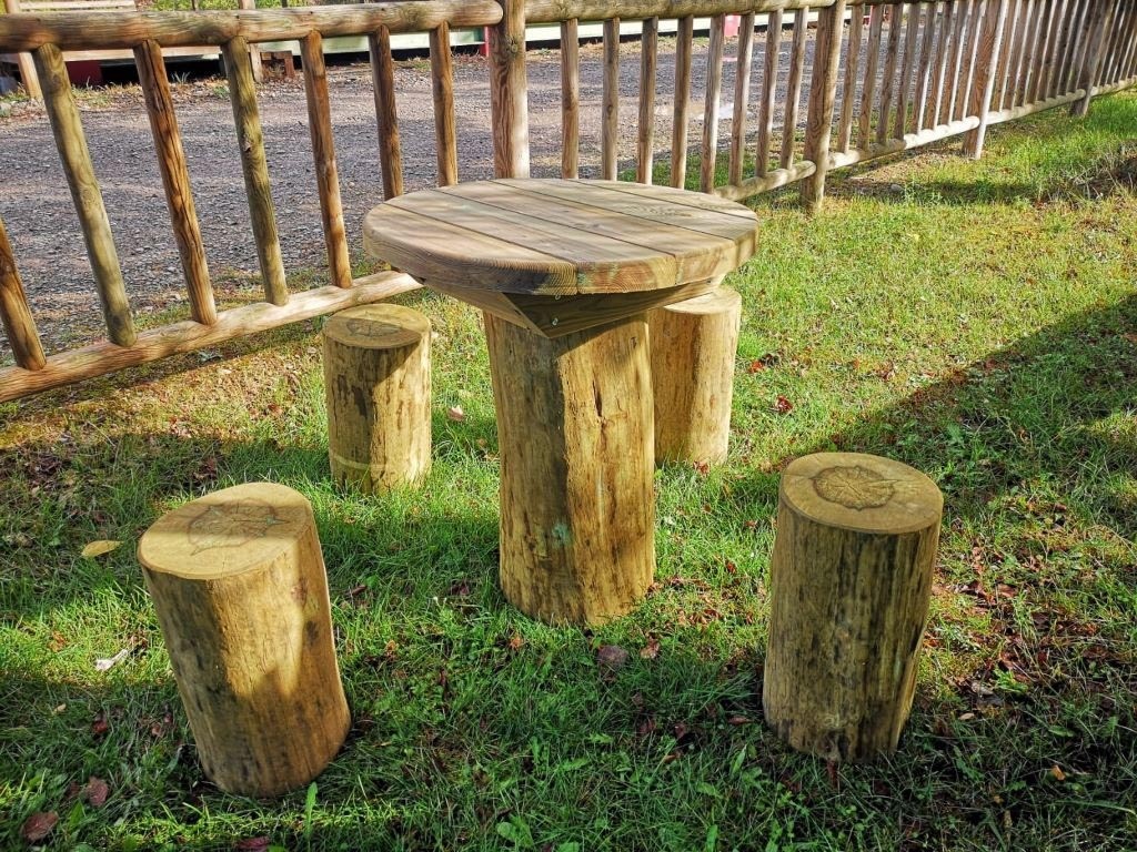 Muebles de jardín en madera