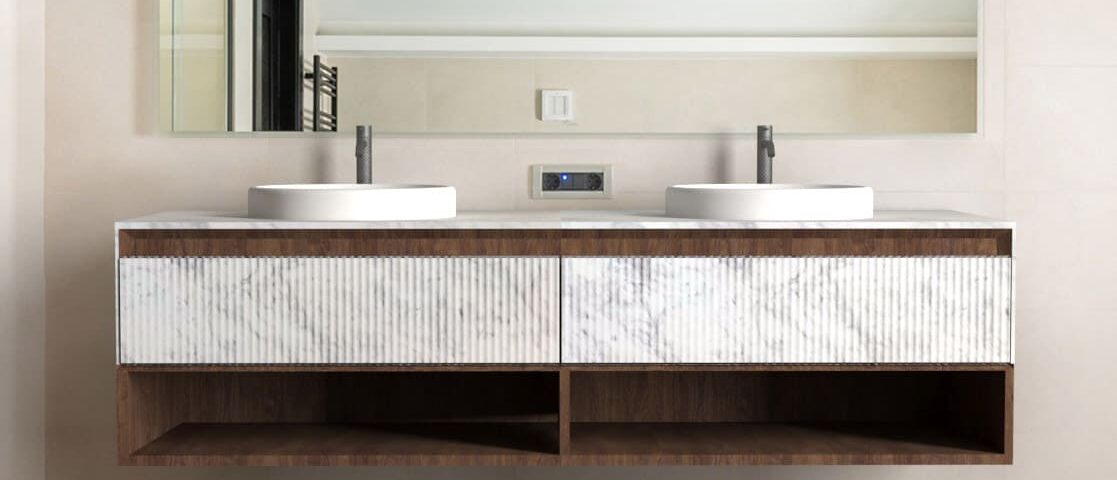 Mueble de baño de madera