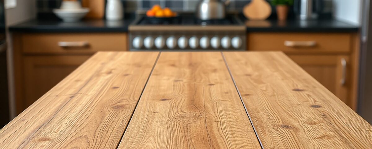 Mesa de cocina en madera