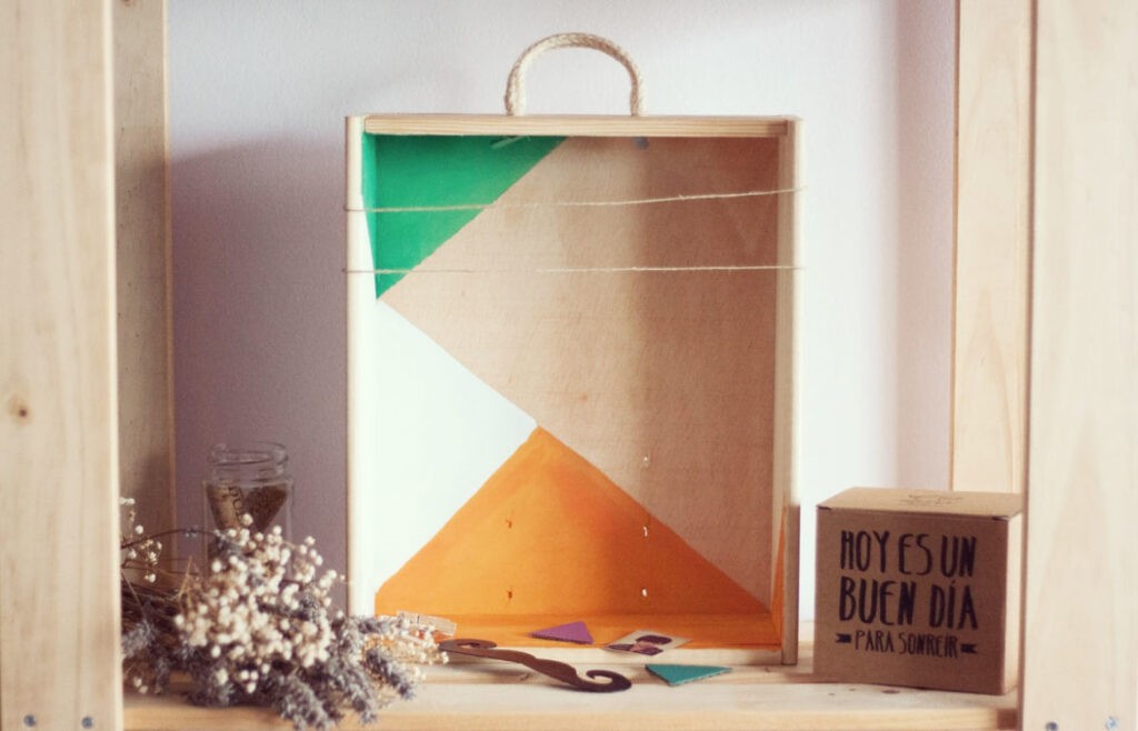 Cajas de madera de decoración