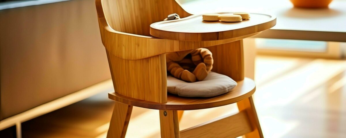 Trona de madera